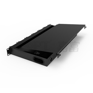 满载1U 144芯光纤配线架与MM OM3兼容，带6个MPO盒式磁带 - Product Image 6