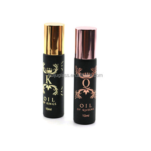 Cosmetic Packaging Glass Clear Roll on <strong>Bottles</strong> <strong>10</strong> <strong>ml</strong> Glass Perfume Essential Oil Roller <strong>Bottles</strong> With Paper <strong>Box</strong> - Product Image 2