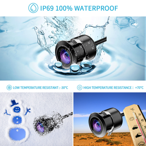 E-Too 4发光二极管倒车倒车后摄像头汽车后视摄像头系统 - Product Image 4