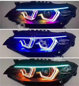 Modifiye OSS farlar ile RGB X ışık iki renkli DRL anahtarlama için BMW 3 serisi E91 E90 LED far Xenon LED 2005-2012 - Product Image 3