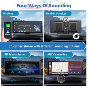Navigatore GPS universale per Auto Display CarPlay HD 1 anno PND Android Auto con controllo centrale per cruscotto lettore multimediale PND - Product Image 5