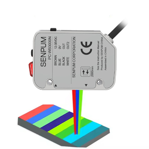 Senpum sensore sensore fotoelettrico di rilevamento del colore 3m Display digitale foto sensore elettrico a colori RGB - Product Image 1