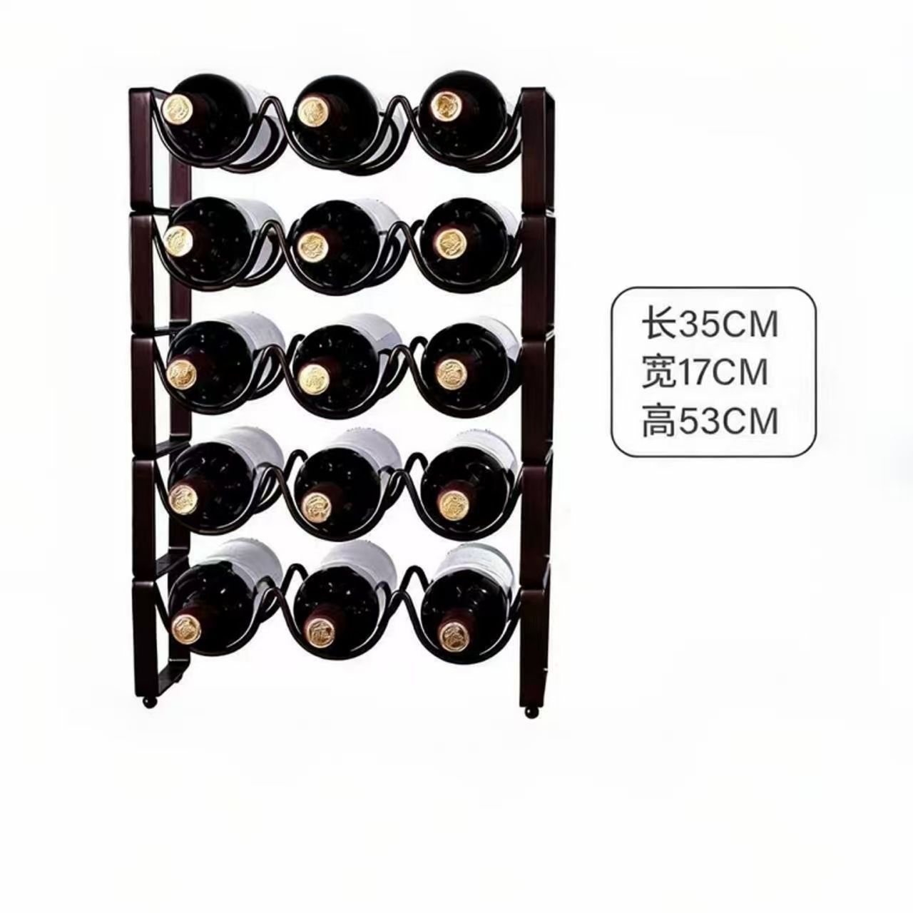 Three-bottle version - five-layer