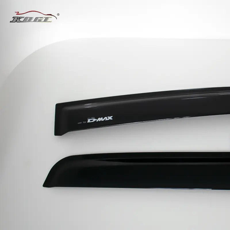 Popüler satış rüzgar pencere saptırıcı araba pürüzsüz çizgi yağmur kalkan Isuzu d-max 2021 pencere Visor yağmur koruma 50 takım CN;GUA