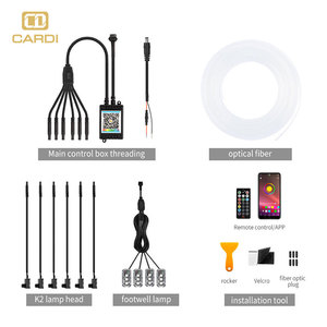 &quot;&quot; <strong>K2</strong> Universal RGB <strong>LED</strong> Lamp Strips Kit Ambient Light Car Interior APP Control Car Light Accessories - Product Image 1