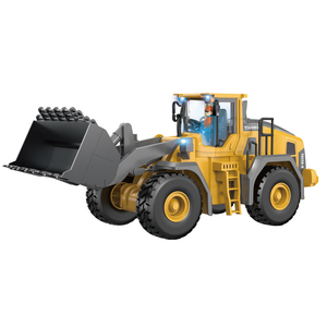 Hot 2.4G điện đa chức năng 9ch RC máy xúc xây dựng xe tải kỹ thuật phương tiện giáo dục đồ chơi cho trẻ em sạc - Product Image 1