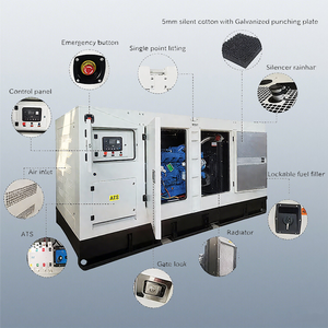 Generatore Diesel insonorizzato 100kW 415V 50/60Hz per l'automazione del magazzino robotizzato e sistemi di smistamento logistico - Product Image 4