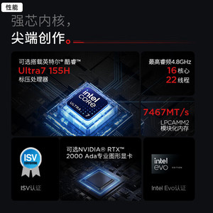 ThinkPad P1 Ultra9-185H RTX4070 Grafikkarte Verbesserte Version 32GB Speicher 4TB Solid-State-Laufwerk 4TB Solid-State-Laufwerk - Product Image 2
