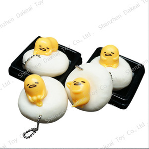 जापानी एनिमैटोनिक मॉडल कावाई स्ट्रेची खिलौना निचोड़ खाद्य स्क्वीशी मिनीचर डॉल प्यारा कीचेन गुडामा खिलौने - Product Image 6