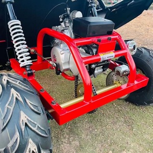 Yeni 125CC Off-Road benzinli kids 'go Kart yağ-soğutma dört tekerlekli yarış Kart araba Pedal Go Karts