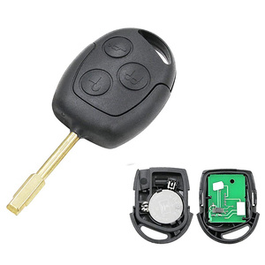 For Fo-rd Mon-deo 60 ceramic Chip Vehicle <strong>Keys</strong> with 3 Buttons Straight Plate (Round Embryo) 433Mhz for Vehicle Use - Product Image 2