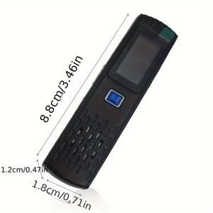 Mini grabadora de voz con reproductor de MP3 digital USB 8GB tiempo de grabación largo MP3/WAV micrófono incorporado - Product Image 4
