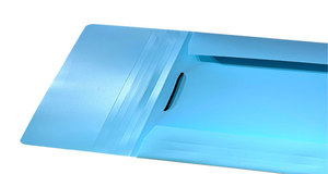 Caja de almacenamiento de archivos de Material PP de tamaño personalizado de alta calidad, carpetas de documentos de plástico coloridas con correas para oficina - Product Image 5