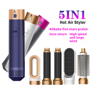ชุดไดร์เป่าผม5-in-1มืออาชีพ1000W พร้อมแปรงม้วนผมอัตโนมัติดิฟฟิวเซอร์/เพิ่มวอลลุ่มสำหรับใช้ในโรงแรมและร้านเสริมสวยเชิงพาณิชย์ - Product Image 2