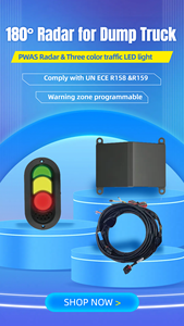 Forward <strong>Collision</strong> Warning Systems 180 Degree MOIS Radar Front <strong>Sensor</strong> Parking <strong>Sensor</strong> System with Display for Commercial Vehicles - Product Image 5