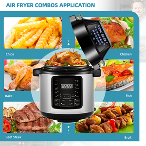 Funzione di temporizzazione di alta qualità 2 in 1 cucina elettrica a pressione friggitrice a risparmio energetico programmabile grande capacità 6L - Product Image 2