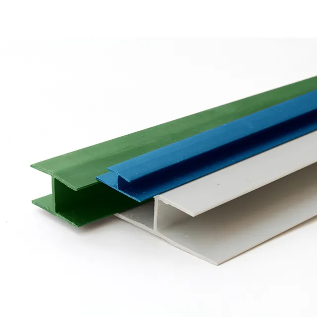 Muebles decorativos que en forma de h Perfil de marco de plástico de borde guardia de pvc Perfil de plástico para escritorio