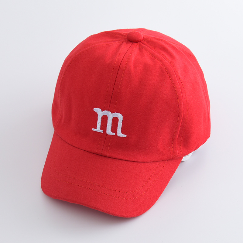 Casquette de baseball pour enfants M smiley-rouge