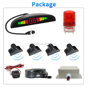 Detección de línea de Color inversa de 24V, sensores de estacionamiento de camiones ultrasónicos, alarma de zumbador, sistema de asistencia de parachoques de Metal delantero y trasero, resistente al agua - Product Image 5