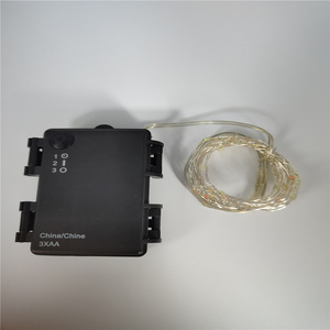 Funzione Timer uso esterno a batteria 4M 40L filo di rame a LED luce stringa di natale - Product Image 5