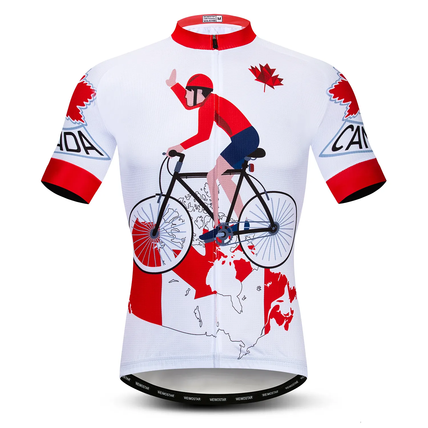 Camiseta de ciclismo personalizada para hombre, Jersey de ciclismo de carretera, fabricante de China, canadiense