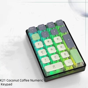 Gaxever K21デジタルキーボードBTワイヤレス透明3モードデジタルキーボードキットカスタマイズ数字キーパッド - Product Image 4
