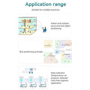 Sistema de posicionamiento interior Sensor de acelerómetro Iot para ubicación interior Gateway Ibeacon - Product Image 3