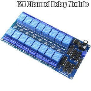Modulo relè a 16 canali 5V 12V con protezione fotoaccoppiatore con relè di alimentazione LM2596 - Product Image 2