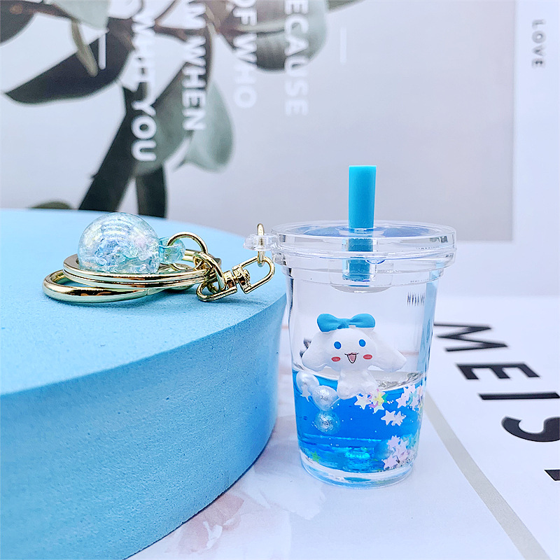 Taza de té con leche para perros, color azul jade flash y canela.