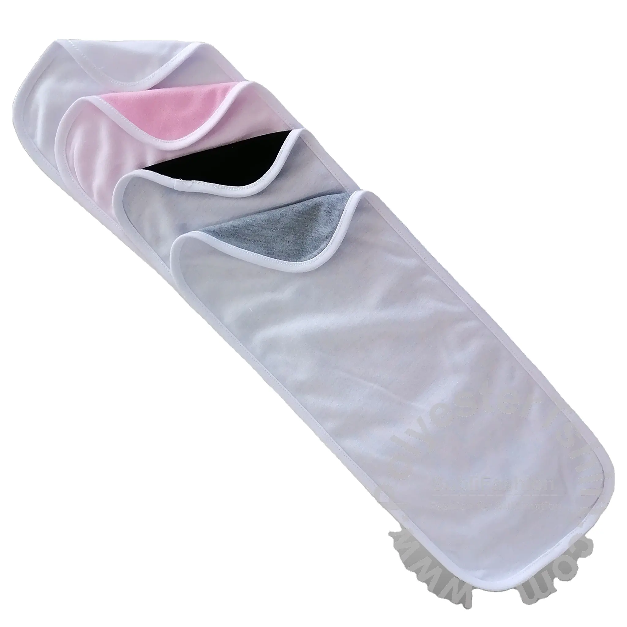 승화 공백 아기 담요 많은 면 느낌 2 개의 층 46x18cm (18.1x7.1 인치)