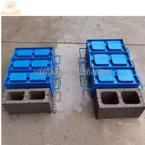 迷你尺寸易操作手动水泥混凝土砌块模具批发挡土墙空心砌块制造机 - Product Image 4