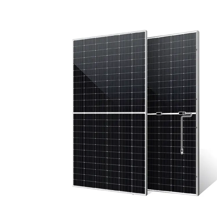 Harga Panel surya 500W 540W 545W 550 W 550 W 600W 670W 700W Panel surya Pv fotovoltaik dua wajah