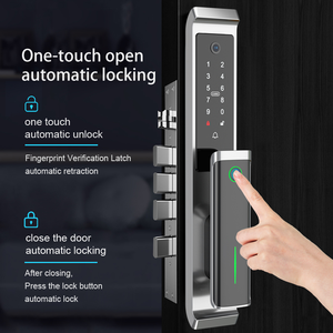 Fingerprint Door Lock Biometric Eye <strong>Scan</strong> Smart TTLOCK <strong>APP</strong> Fully Automatic Design Electronic Door Lock with Camera - Product Image 5