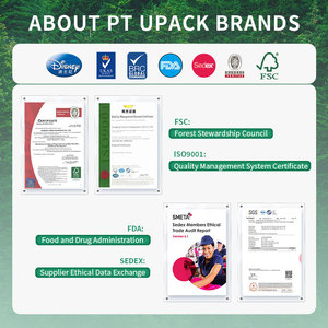Kraft kağıt büyük taban promosyonlar dijital baskı seçenekleri için süpermarket kullanımı için düz kolları ile çanta götürmek - Product Image 5