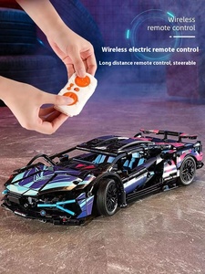 Customizable <strong>1</strong>:14 <strong>1</strong>:<strong>10</strong> Building Blocks Cyberpunk Racing Car Assembled Model Toy Remote Control Sports Car <strong>RC</strong> Cars Toy for Boys - Product Image 4