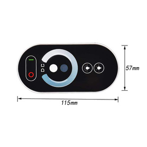 CCT LED Controller Color Temperature Adjustable 12V 24V 18A Daul Color 2CH LED Remote Controller <strong>With</strong> 6key Rf Remote <strong>Control</strong> - Product Image 2