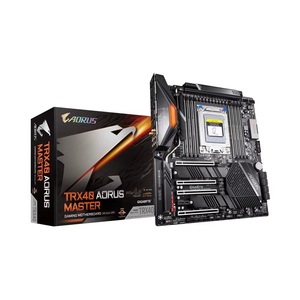 GIGABYTE TRX40 AORUS ana anakart Fins ler-dizi soğutucu 16 + 3 fazlar Infineon dijital VRM 3x PCIe 4.0x4 M.2 Intel WiFi 6 - Product Image 1
