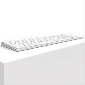 Teclado CNC de aluminio personalizado, teclado Delgado inalámbrico Bluetooth de tamaño completo con teclas numéricas - Product Image 4