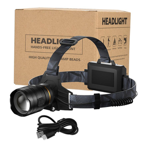 900Lumen leistungs stärkste Scheinwerfer USB-Scheinwerfer Multifunktions-Taschenlampe Hochleistungs-Zoom-Stirn lampen Scheinwerfer