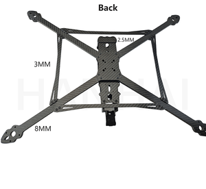 โดรน4แกนเฟรมเฟรมคาร์บอนไฟเบอร์ MARK4 V3เต็มชุด FPV ข้ามกัปตันความอดทนโหลดขนาดใหญ่ - Product Image 3
