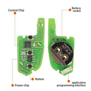 Xhorse XKKF06EN Knife Style 2nd Generation Update <strong>of</strong> XKKF03EN Universal Remote <strong>Key</strong> 3 Buttons <strong>Flip</strong> Type Wire Knife Style Car <strong>Key</strong> - Product Image 4