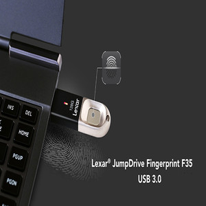 批发Lexar Jumpdrive指纹加密F35 USB 3.0内存闪存驱动器钥匙迷你Pendrive - Product Image 2