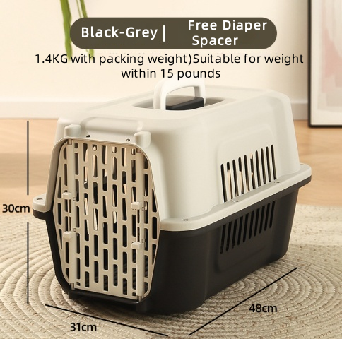 Noir-Gris (Entretoise de couche-culotte libre)