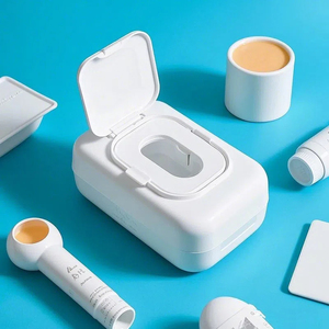 定制塑料制品零件防尘防潮设计宠物婴儿擦拭器分配器盒 - Product Image 1