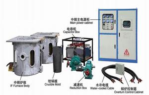 熔炉容量1000千克容量坩埚感应熔炼炉用于出售铁/钢/金属废料钢锭