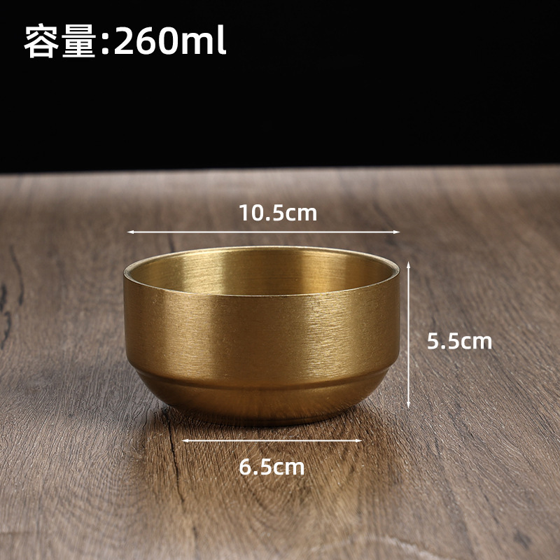 10.5cm soup bowl (vintage gold)