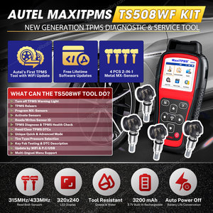 Autel TS508WF <span class=keywords><strong>TPMS</strong></span> auto strumenti diagnostici 4 MX sensore di monitoraggio della pressione pneumatici diagnostico OBD2 Scanner altare TS508 Kit - Product Image 3