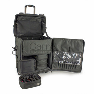 Carre定制标签pro 2合1美甲师软面尼龙化妆拉杆箱，带指甲油袋 - Product Image 3