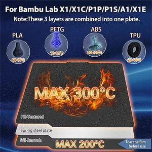 แผ่นสปริงสำหรับสัตว์เลี้ยง, ขนาด241x254มม. แผ่นสปริงสำหรับ MK3S I3 Prusa +/MK4พื้นผิวเตียงที่อุ่นด้วยเครื่องพิมพ์3D - Product Image 6