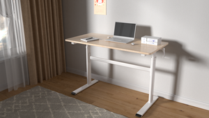 Văn phòng mới sử dụng thang máy bàn khung kép Hướng dẫn sử dụng chiều cao điều chỉnh Ergonomic ngồi đứng bàn - Product Image 4